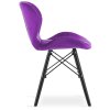 Krzeslo tapicerowane VASTO PURPLE VELVET SMOKE [25741] 1200