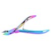 Manikúrní kleštičky na nehty IM-979-4 duhové