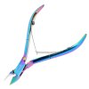 Manikúrní kleštičky na nehty IM-979-4 duhové