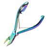 Manikúrní kleštičky na nehty IM-957-14 duhové