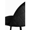 Krzeslo tapicerowane GLORIA BLACK VELVET [7761] 1200
