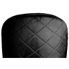 Krzeslo tapicerowane GLORIA BLACK VELVET [7760] 1200