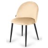 Krzeslo tapicerowane GLORIA CREAM VELVET [25822] 1200