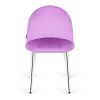 Krzeslo tapicerowane GLORIA VIOLET VELVET SILVER [24028] 1200