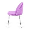 Krzeslo tapicerowane GLORIA VIOLET VELVET SILVER [24026] 1200