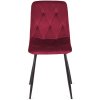 Krzeslo tapicerowane BORGO VELVET BURGUNDY [15689] 1200