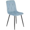 Krzeslo tapicerowane BORGO VELVET LIGHT BLUE [11688] 1200