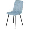 Krzeslo tapicerowane BORGO VELVET LIGHT BLUE [11686] 1200