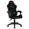 Fotel obrotowy gamingowy HERO ENZO BLACK ALCANTARA [17520] 1200