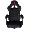 Fotel obrotowy gamingowy HERO ENZO BLACK ALCANTARA [17523] 1200