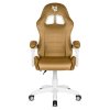 Fotel obrotowy gamingowy ENZO L BEIGE ALCANTARA ICE [28173] 1200