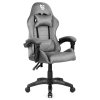 Fotel obrotowy gamingowy HERO ENZO GREY ALCANTARA [21704] 1200