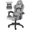 Fotel obrotowy gamingowy HERO ENZO GREY ALCANTARA [21172] 1200