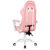 Fotel obrotowy gamingowy ENZO L PINK WHITE ALCANTARA ICE [28143] 1200
