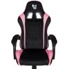 Fotel obrotowy gamingowy HERO ENZO PINK ALCANTARA [17533] 1200