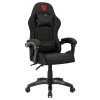 Fotel obrotowy gamingowy HERO ENZO BLACK FABRIC [21982] 1200