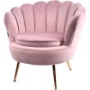 Krzeslo tapicerowane DONNA VELVET PINK [15994] 1200
