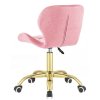 Krzeslo obrotowe VASTO OFFICE VELVET PINK GOLD [28855] 1200