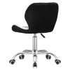 Krzeslo obrotowe VASTO OFFICE VELVET BLACK GREY [26194] 1200
