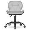 Krzeslo obrotowe VASTO OFFICE VELVET BLACK GREY SMOKE [26199] 1200