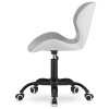 Krzeslo obrotowe VASTO OFFICE PU GREY WHITE SMOKE [25885] 1200