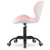 Krzeslo obrotowe VASTO OFFICE PU PINK WHITE SMOKE [27799] 1200