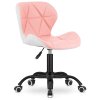 Krzeslo obrotowe VASTO OFFICE PU PINK WHITE SMOKE [27798] 1200