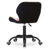 Krzeslo obrotowe VASTO OFFICE VELVET PINK BLACK CARO SMOKE [26148] 1200