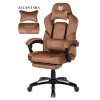 Fotel obrotowy do biurka TITAN BROWN ALCANTARA PRO [28118] 1200