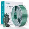 Vlakno SUNLU SILK PLA viacfarebna cierna a zelena 1 75 mm 1 kg