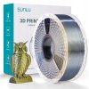 Filament PLA Sunlu silk 1 75 mm 1kg dual color black gold czarny zloty