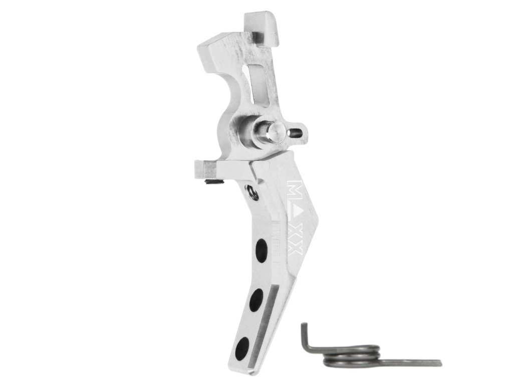 Hliníková CNC SPEED spoušť pro M4/M16 - TYPE B, stříbrná