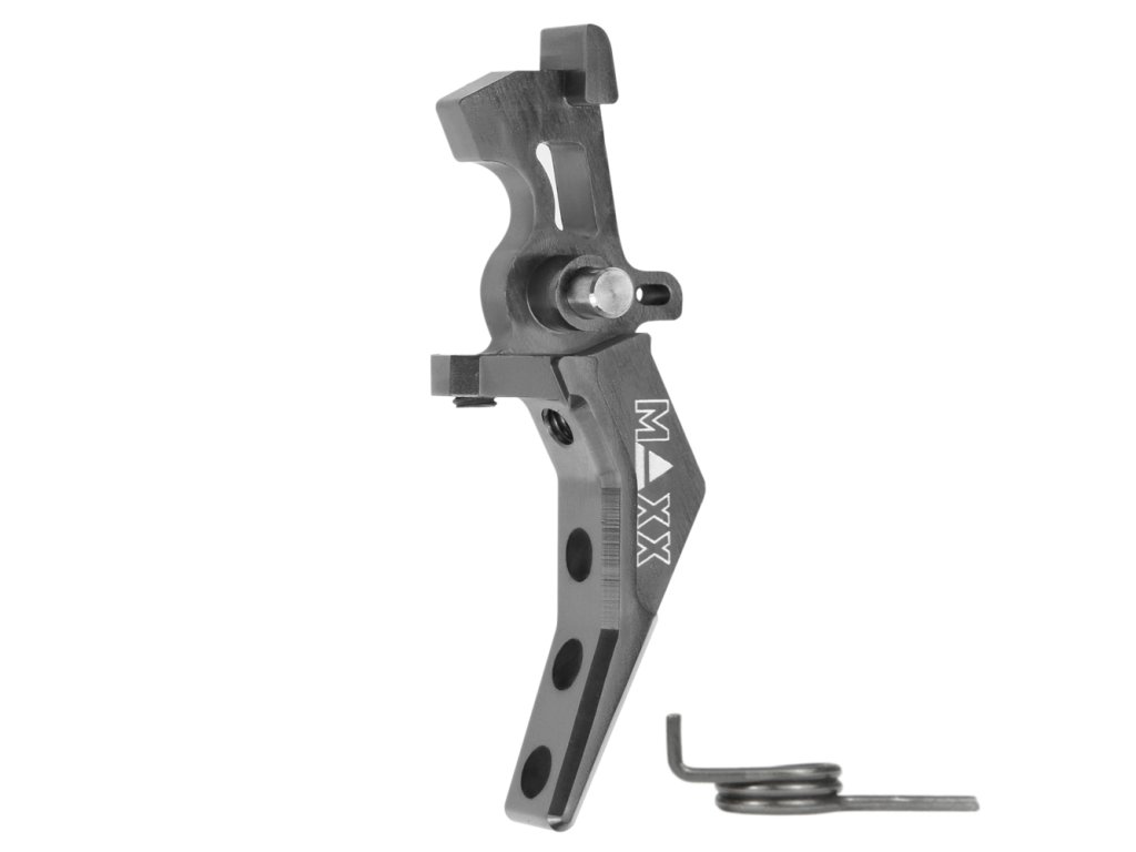 Hliníková CNC SPEED spoušť pro M4/M16 - TYPE B, titanová
