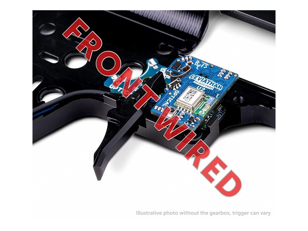 JeffTron LEVIATHAN V2 Optical (do předpažbí) plus CNC spoušť FLAT - Černá