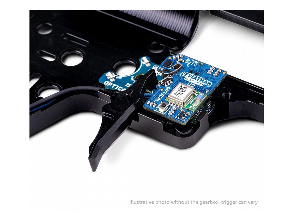 JeffTron LEVIATHAN V2 Optical (do pažby) plus CNC spoušť SPEED - Černá