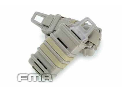 FMA plastová MOLLE sumka FastMag pro zásobník MP7, 2 ks - Písková