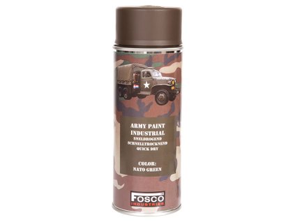 Barva ARMY ve spreji 400ml ZELENÁ NATO