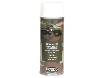 Barva ARMY ve spreji 400ml RAL 9010 BÍLÁ