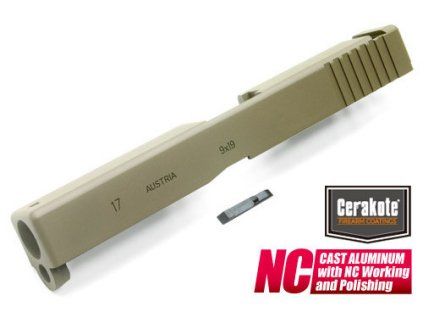 GD CERAKOTE hliníkový závěr pro TM G-series Model 17 GBB - Písková