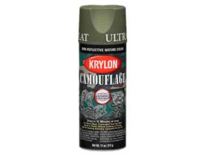Barva KRYLON maskovací ve spreji - olivová světlá