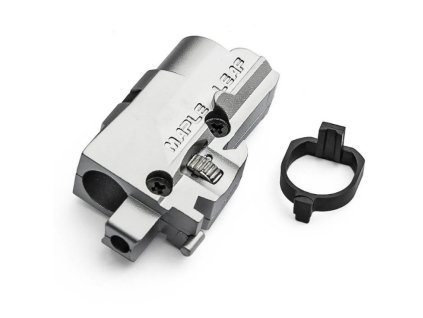ML CNC hliníková hop-up komora pro VFC Umarex Glock Gen5 GBB - Stříbrná