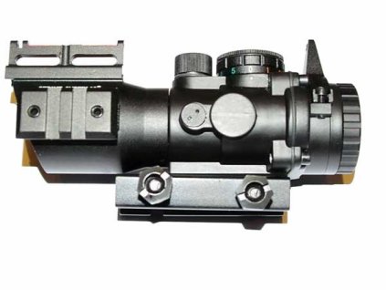 A3 optika 4x32 červené/zelené podsvícení