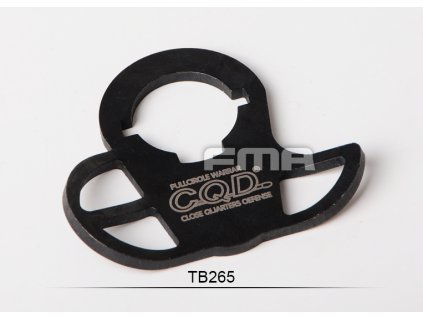 FMA ocelové CQD oko popruhu pro AEG M4 / AR15 - Černá