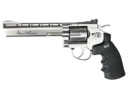 ASG CO2 revolver Dan Wesson 6" - Stříbrná