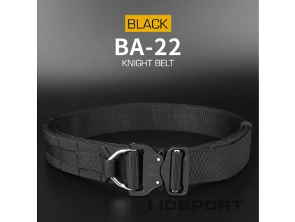 BA22 Služební opasek Knight - Černý
