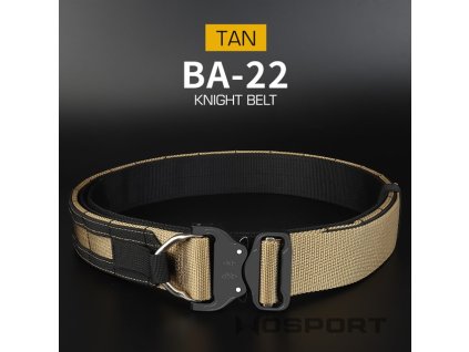 BA22 Služební opasek Knight - Pískový