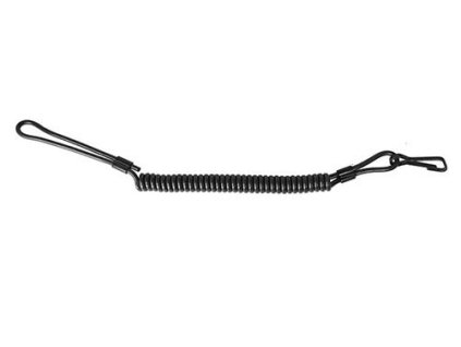 Pojistné lanko na pistoli - černé
