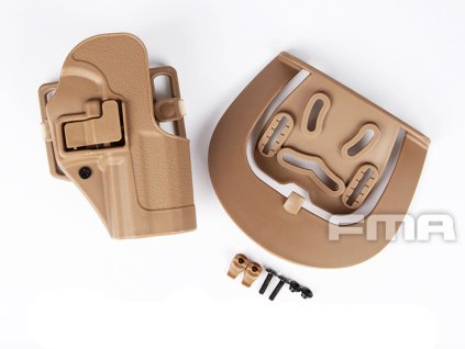 FMA opaskové pouzdro CQC Serpa Holster (USP, CZ-P09), pravé - Písková