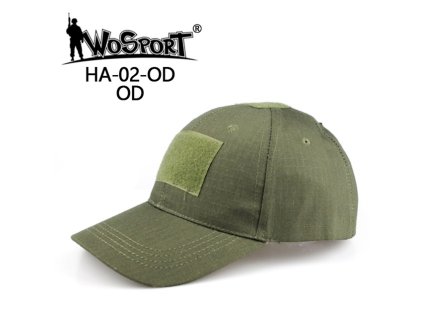 Čepice BASEBALL CAP suchý zip - zelená