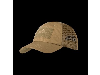HELIKON čepice BASEBALL VENT na suchý zip, ripstop - Coyote